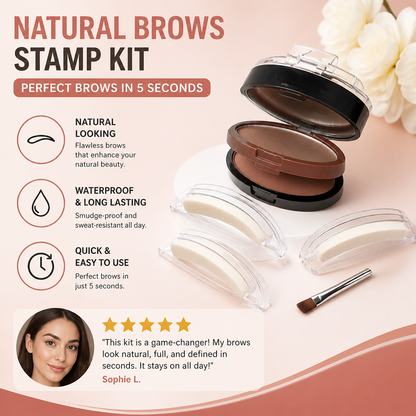 Natural Brows Stamp Kit - Perfect Brows in 5 Seconds