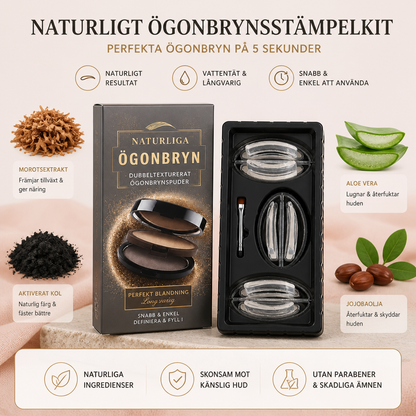 Naturligt Ögonbrynsstämpelkit – Perfekta Ögonbryn På 5 Sekunder